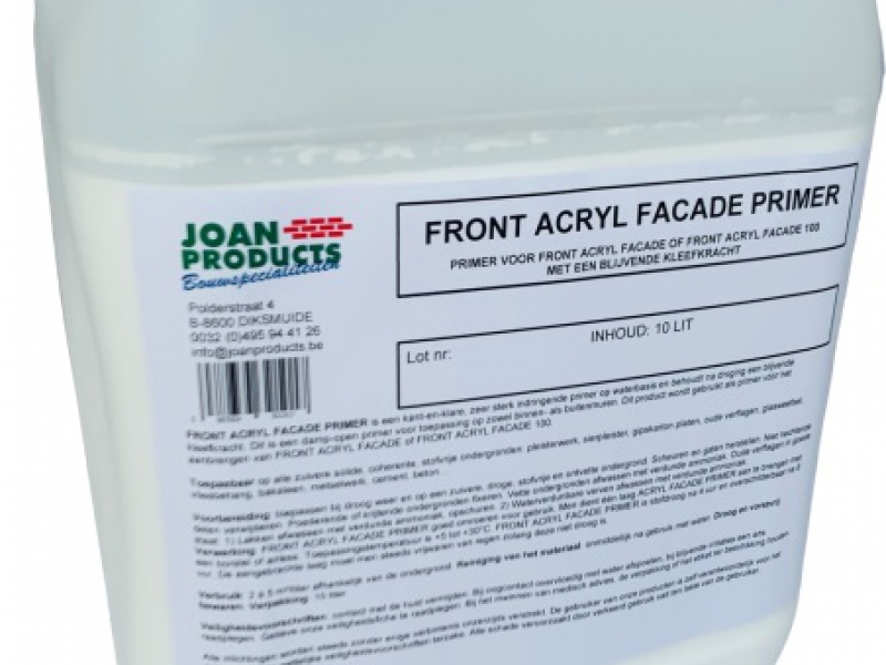 FRONT ACRYL FACADE PRIMER Gevelverven - Joan Products